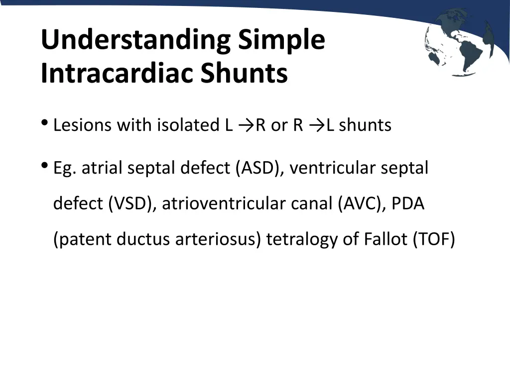 understanding simple intracardiac shunts