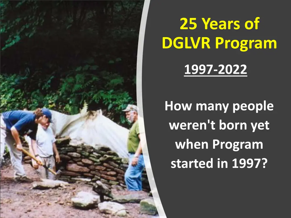 25 years of dglvr program 2