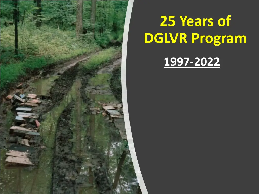 25 years of dglvr program