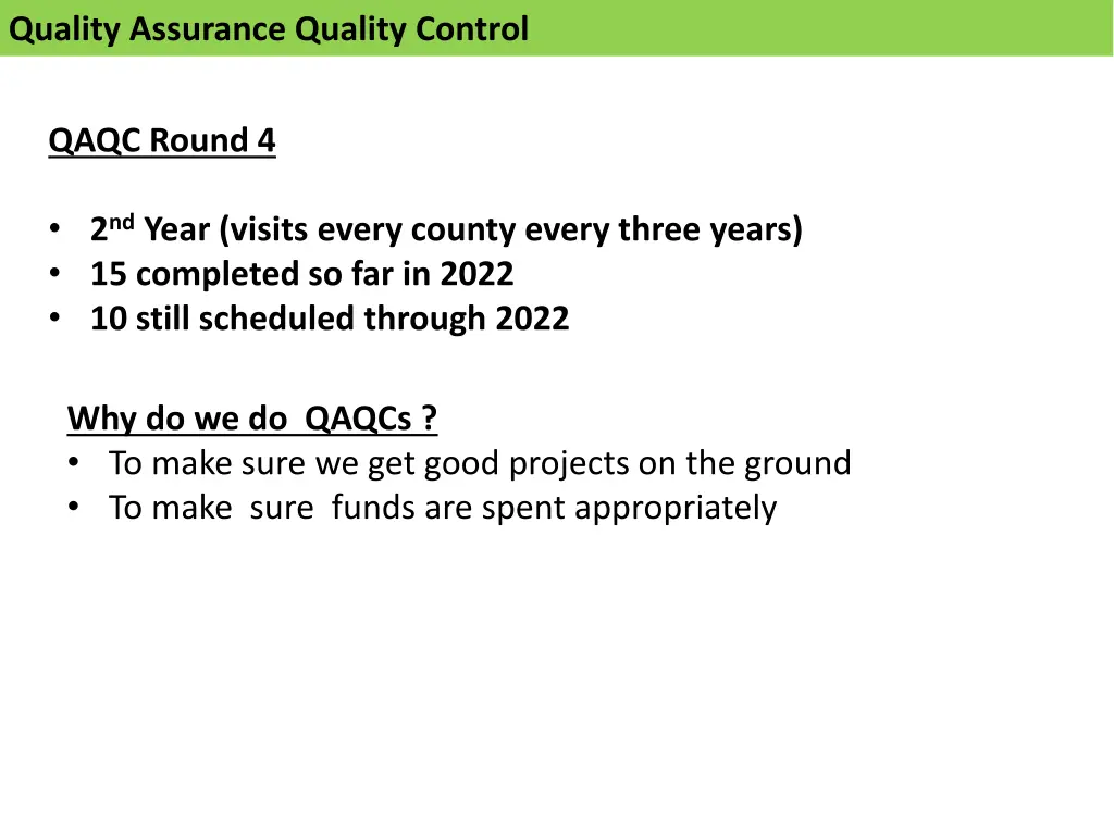 quality assurance quality control