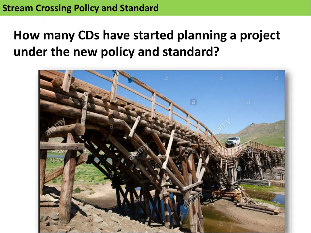 stream crossing policy and standard 1