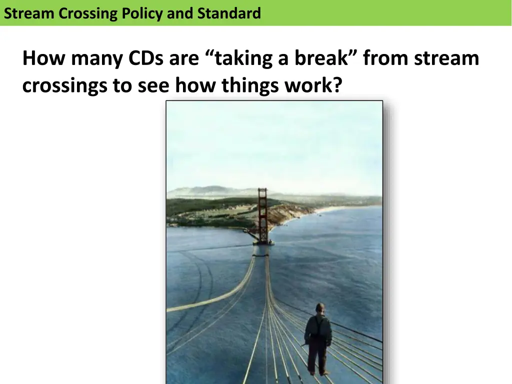 stream crossing policy and standard 2