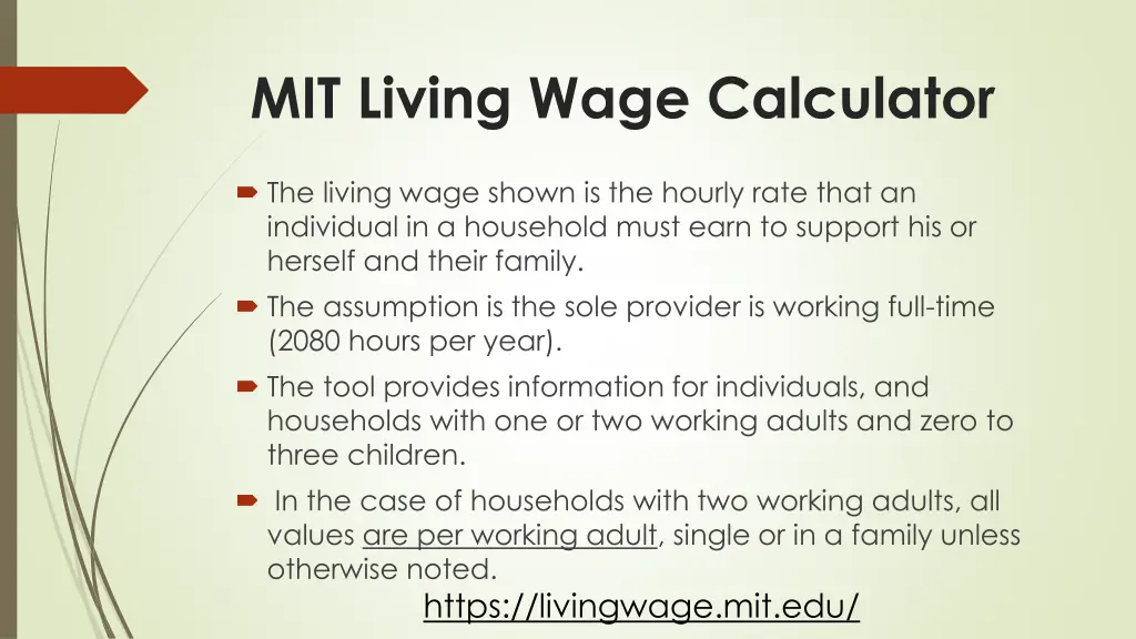 mit living wage calculator