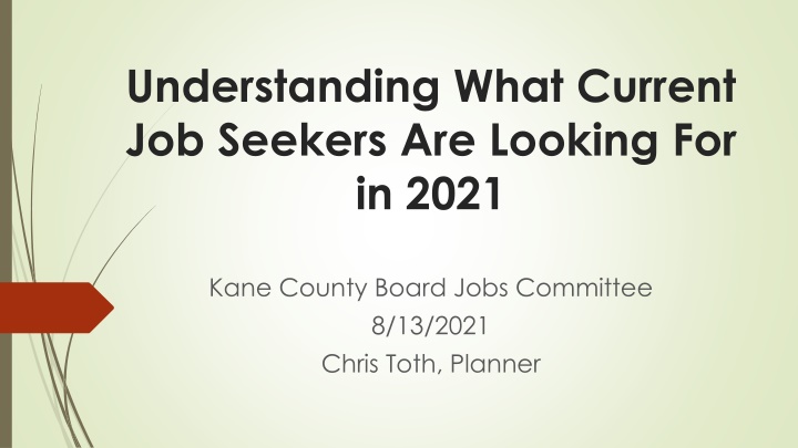 understanding what current job seekers