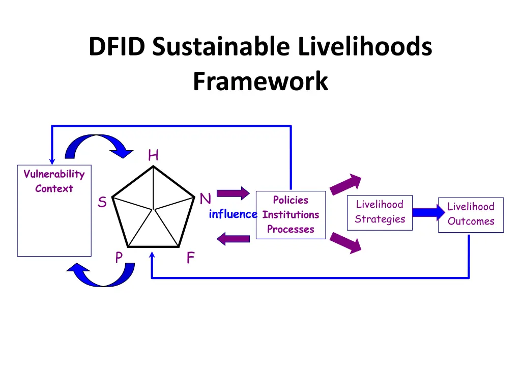 dfid sustainable livelihoods framework