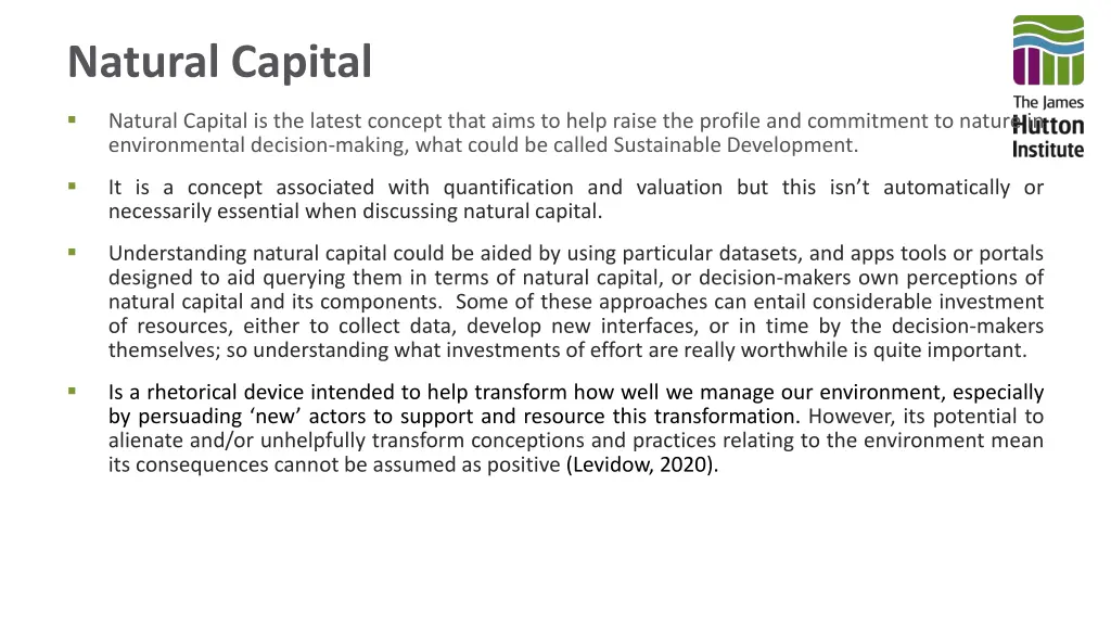 natural capital