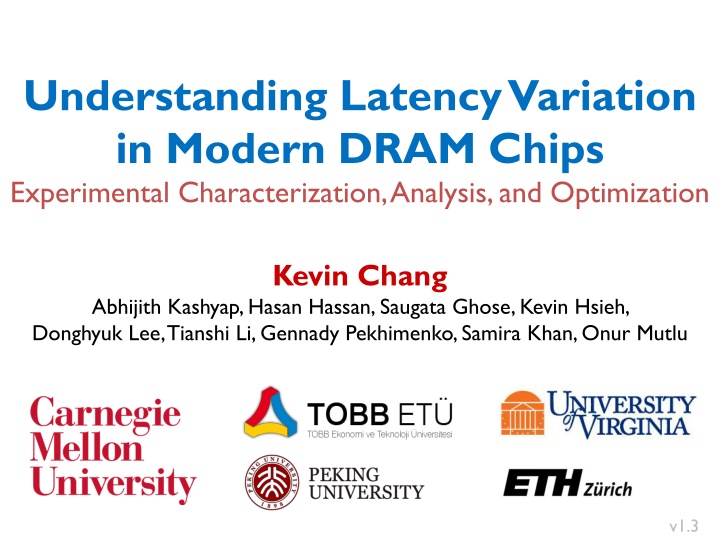 understanding latency variation in modern dram