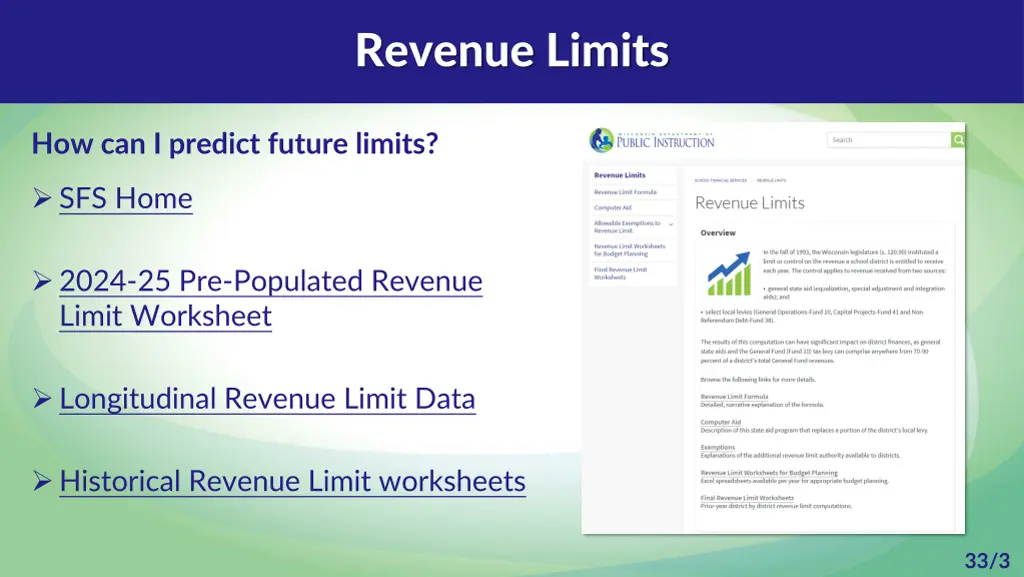 revenue limits