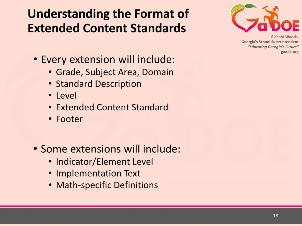 understanding the format of extended content