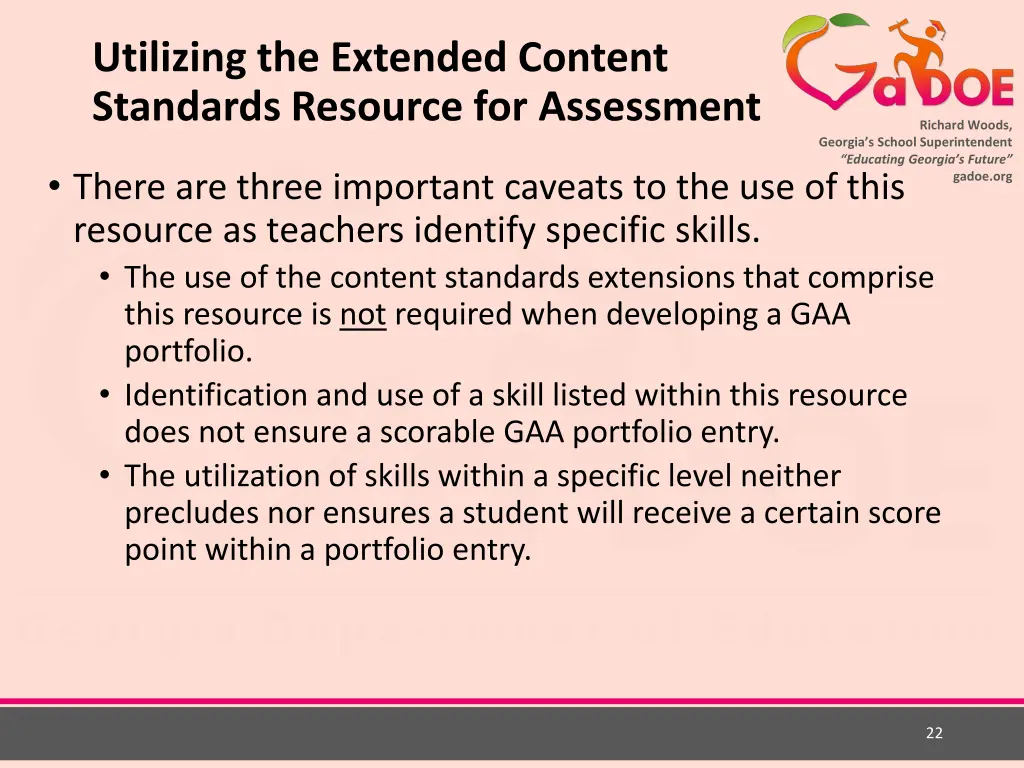 utilizing the extended content standards resource 1