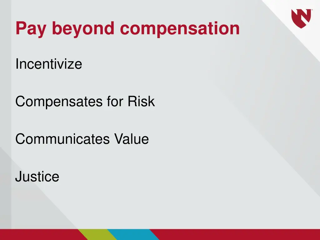 pay beyond compensation