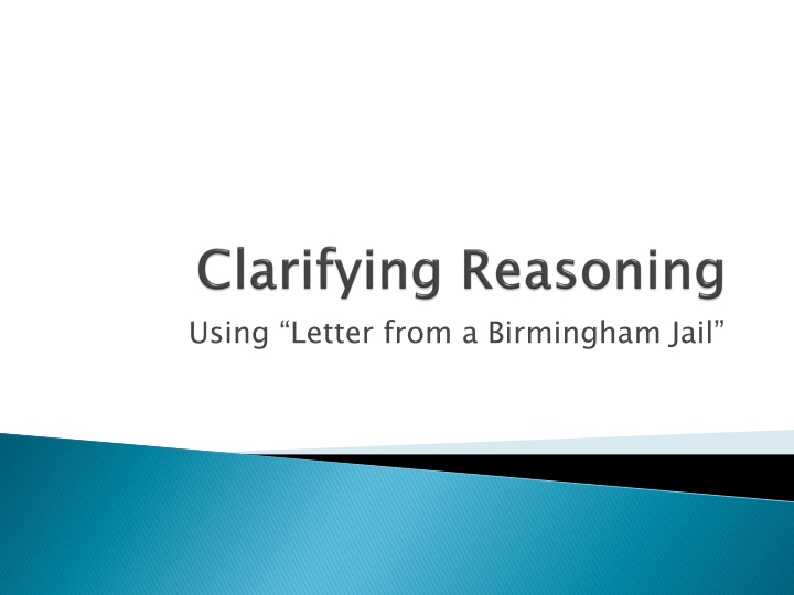 using letter from a birmingham jail