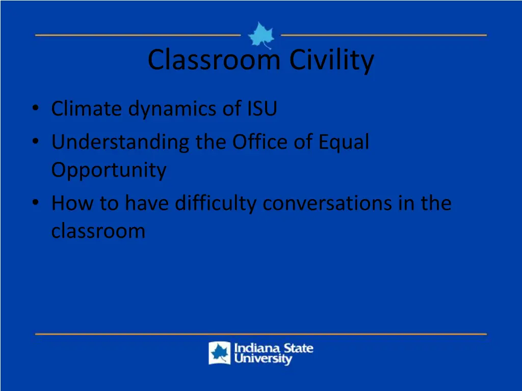 classroom civility