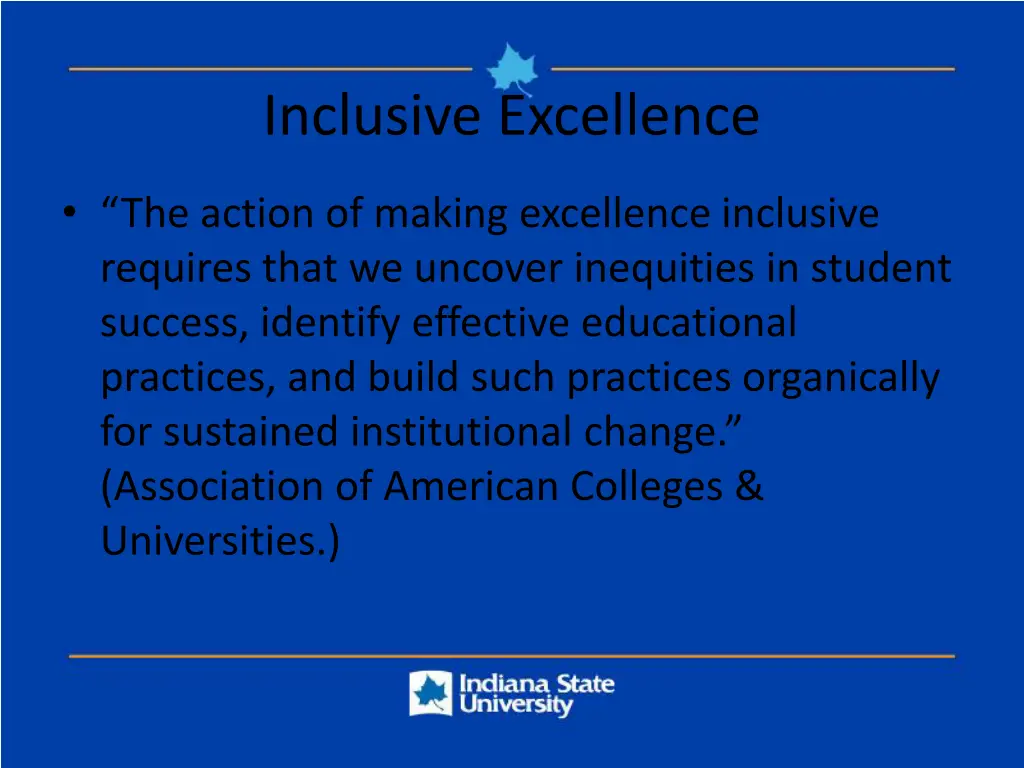 inclusive excellence