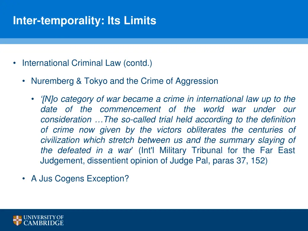 inter temporality its limits 3