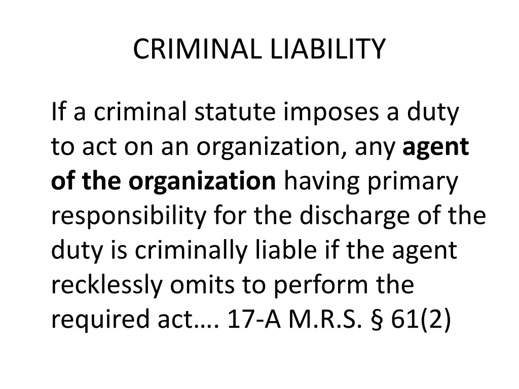 criminal liability 1