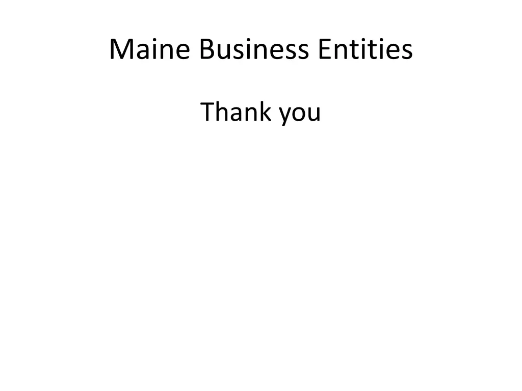 maine business entities 1