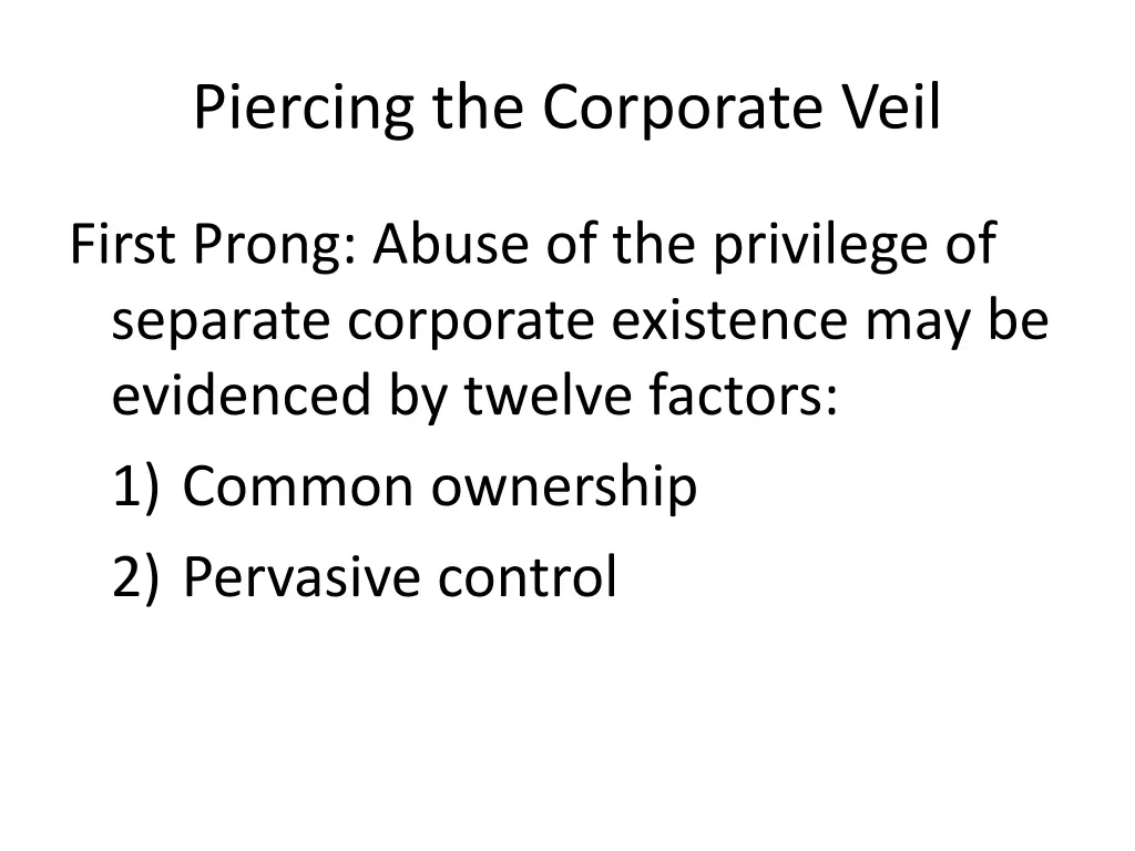 piercing the corporate veil 3