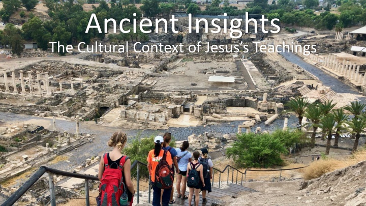 ancient insights the cultural context of jesus