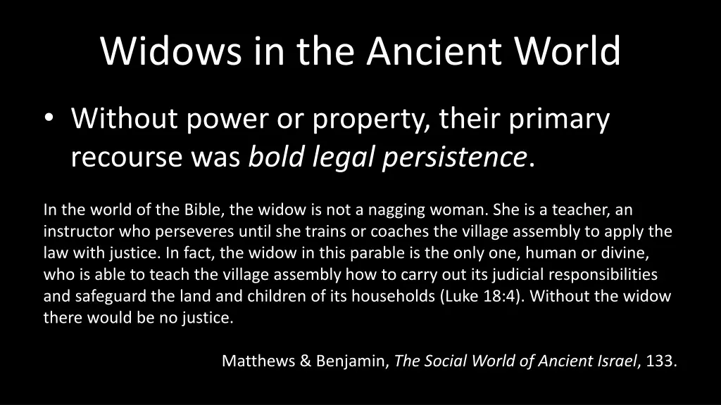 widows in the ancient world 1