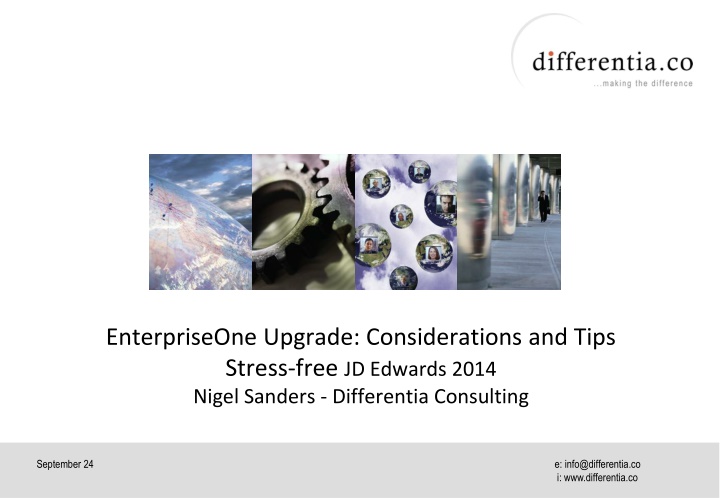 enterpriseone upgrade considerations and tips