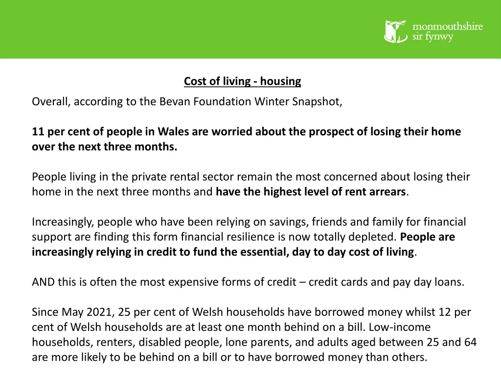 cost of living housing 3