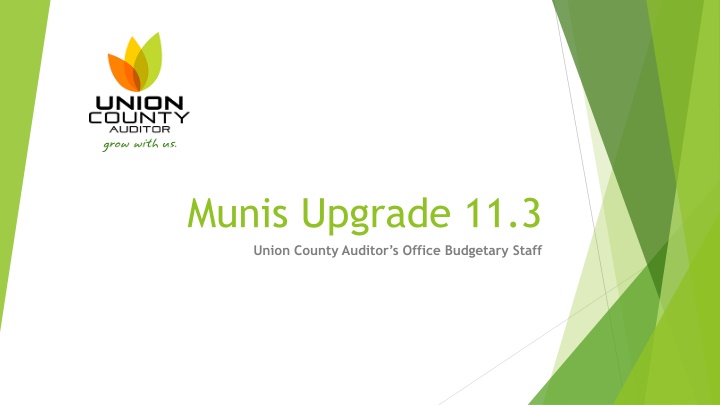 munis upgrade 11 3 union county auditor s office