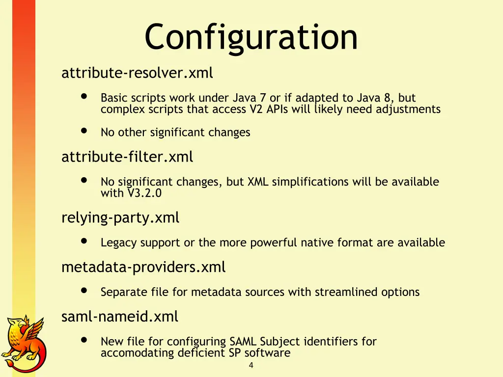 configuration attribute resolver xml basic