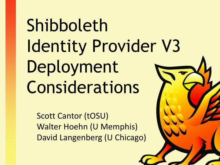 shibboleth identity provider v3 deployment