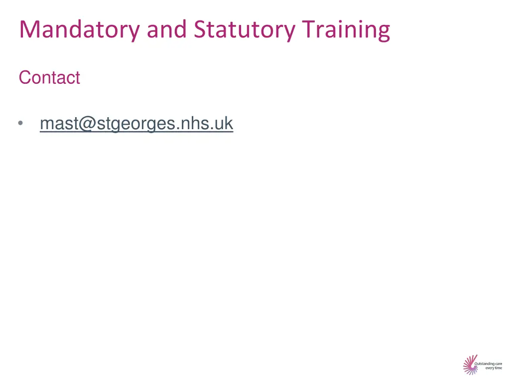 mandatory and statutory training 5