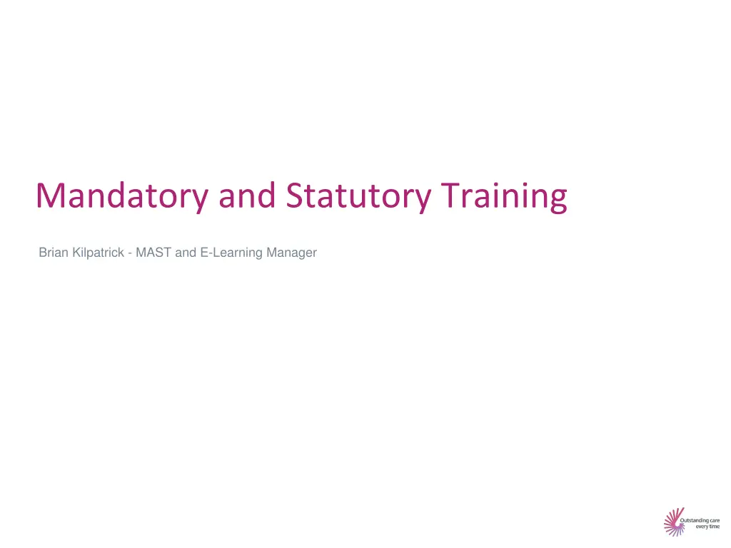 mandatory and statutory training 6