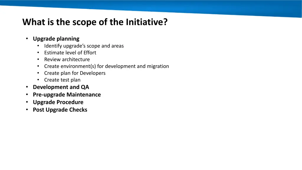 what is the scope of the initiative 1