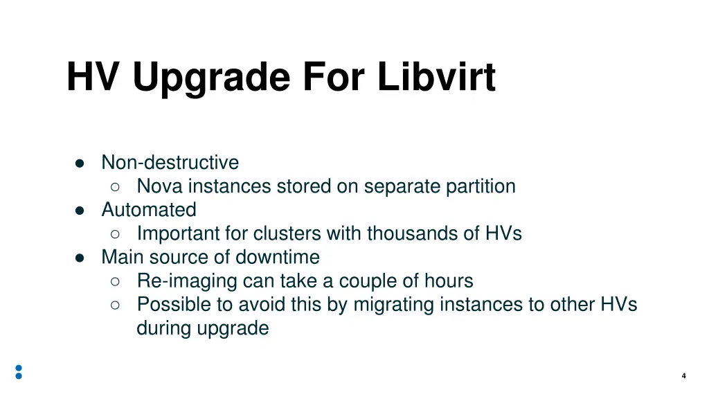 hv upgrade for libvirt