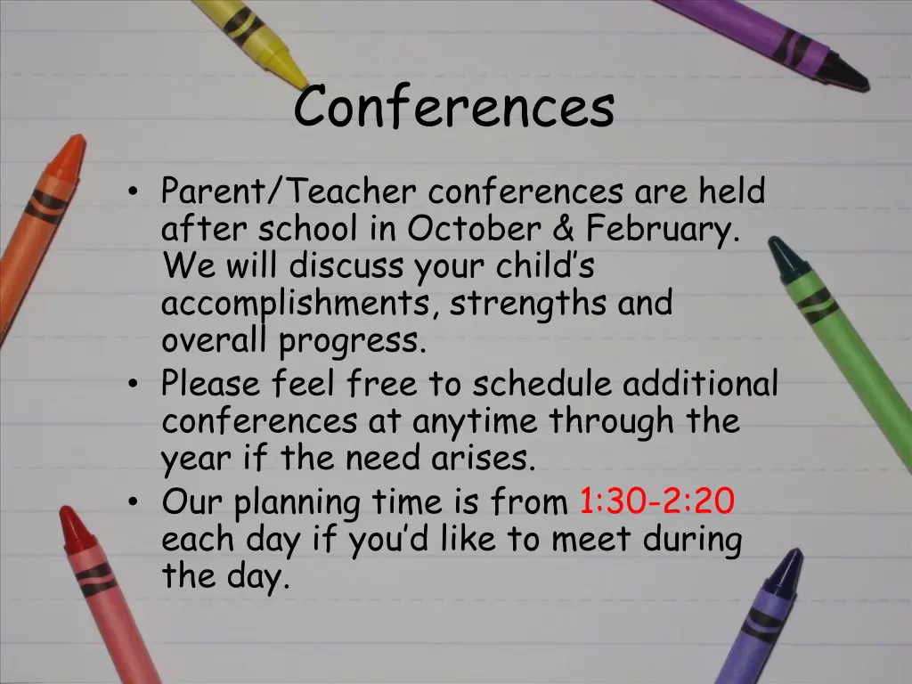 conferences