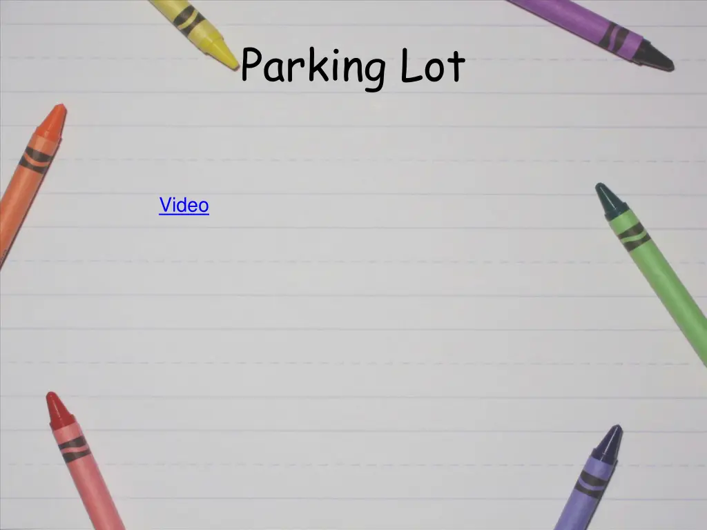 parking lot