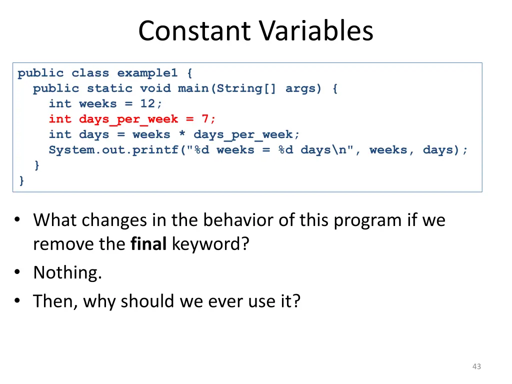 constant variables 3