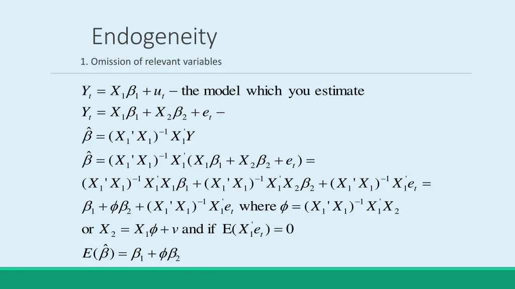 endogeneity