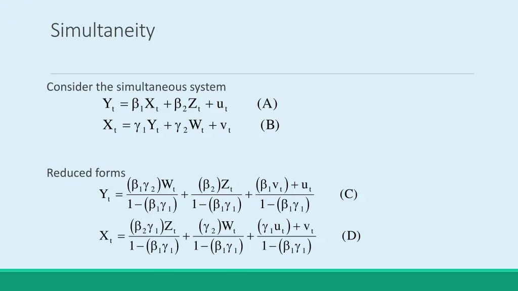 simultaneity