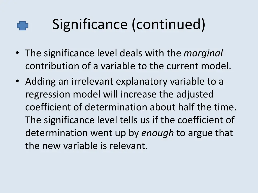 significance continued 1