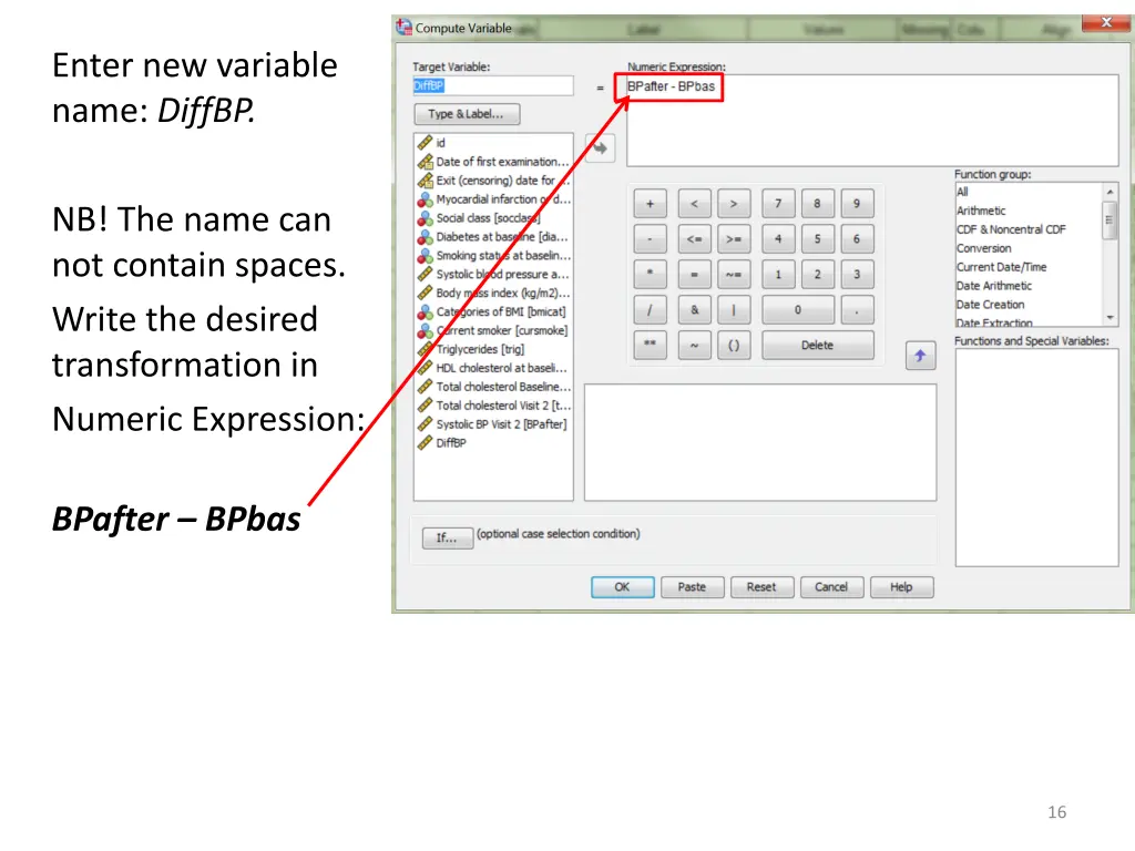 enter new variable name diffbp 1