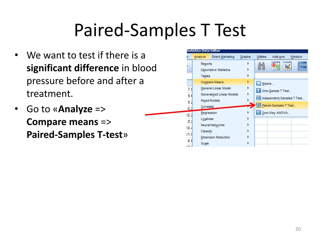 paired samples t test 1