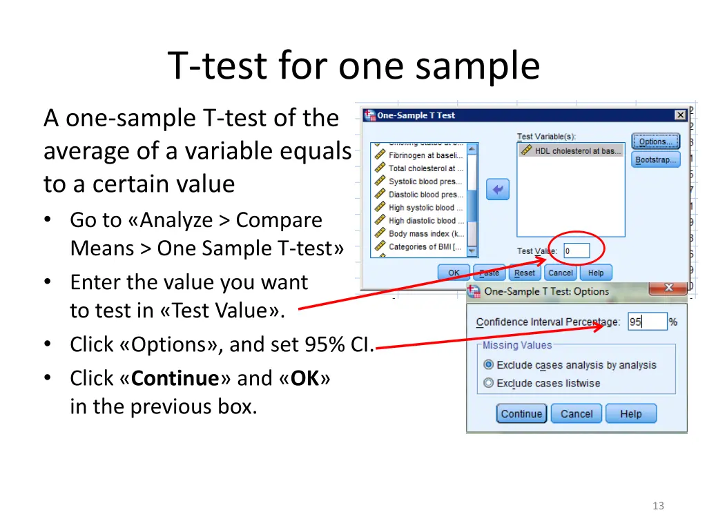 t test for one sample 3