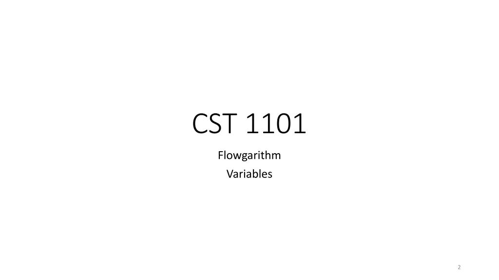 cst 1101