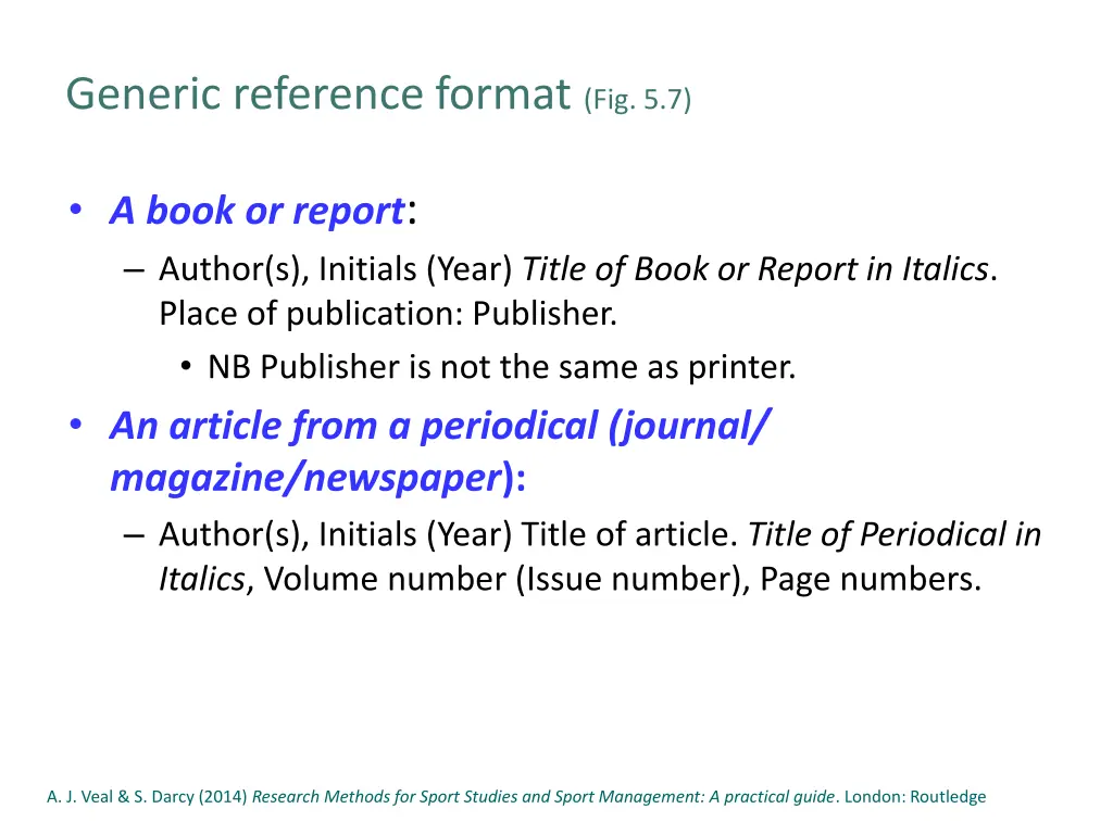 generic reference format fig 5 7