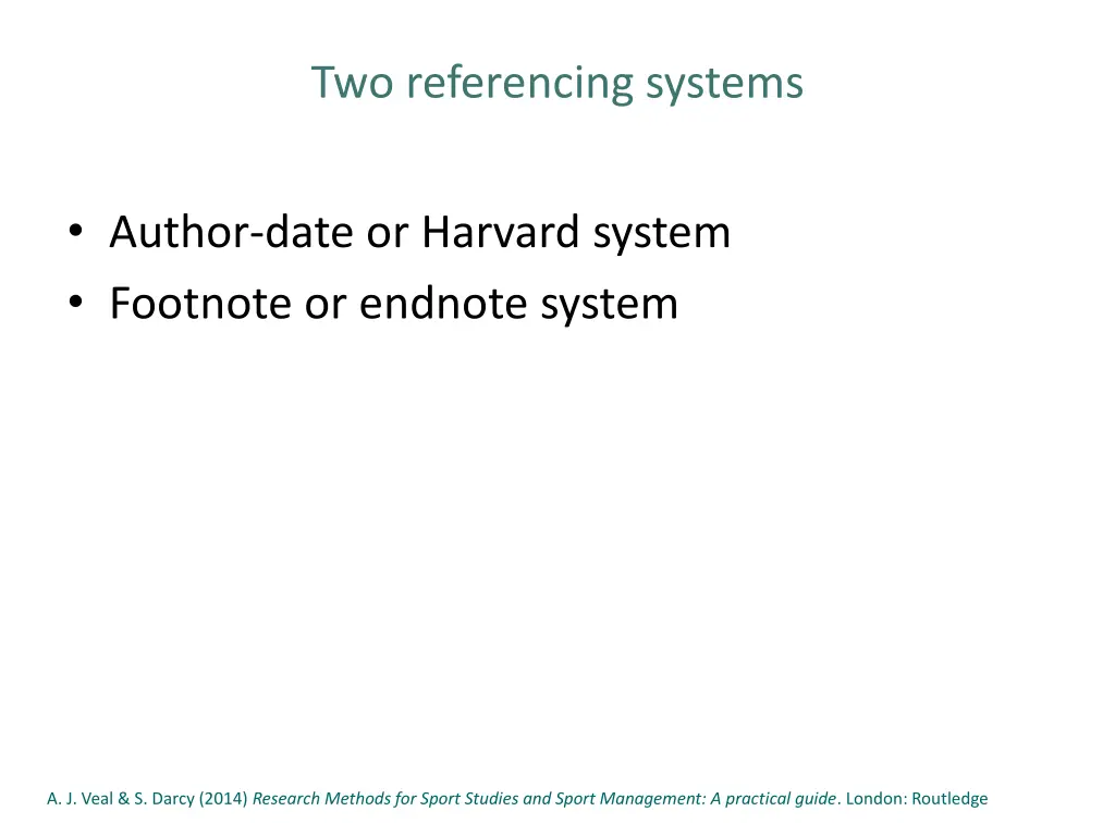 two referencing systems