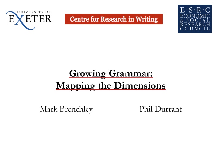 growing grammar mapping the dimensions