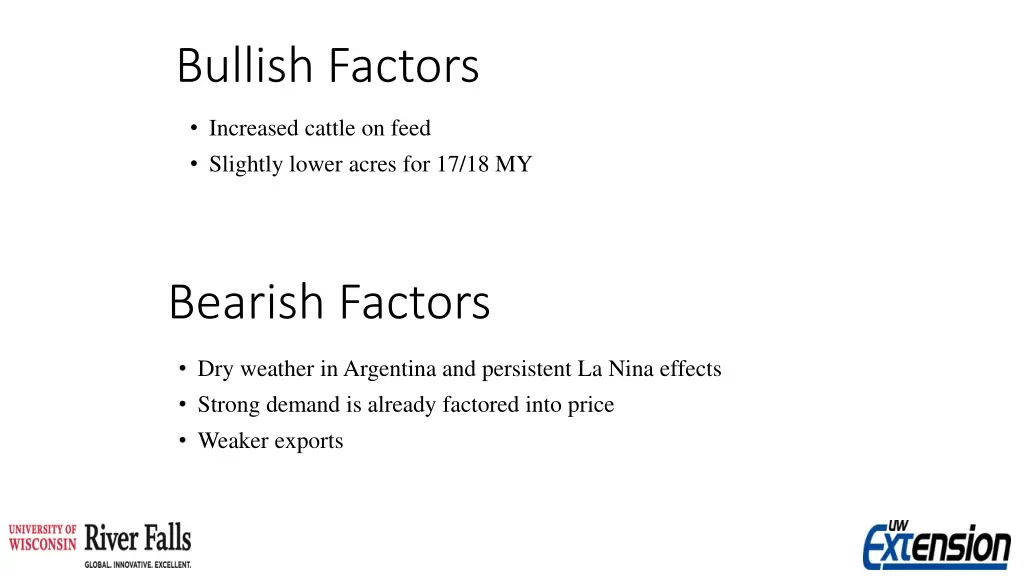 bullish factors 1