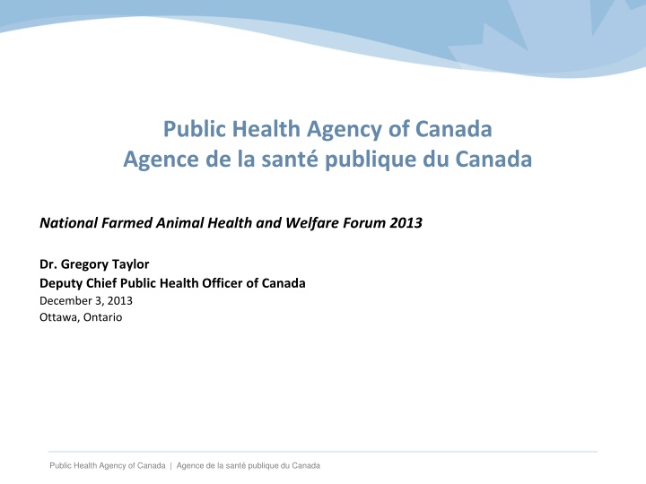 public health agency of canada agence de la sant