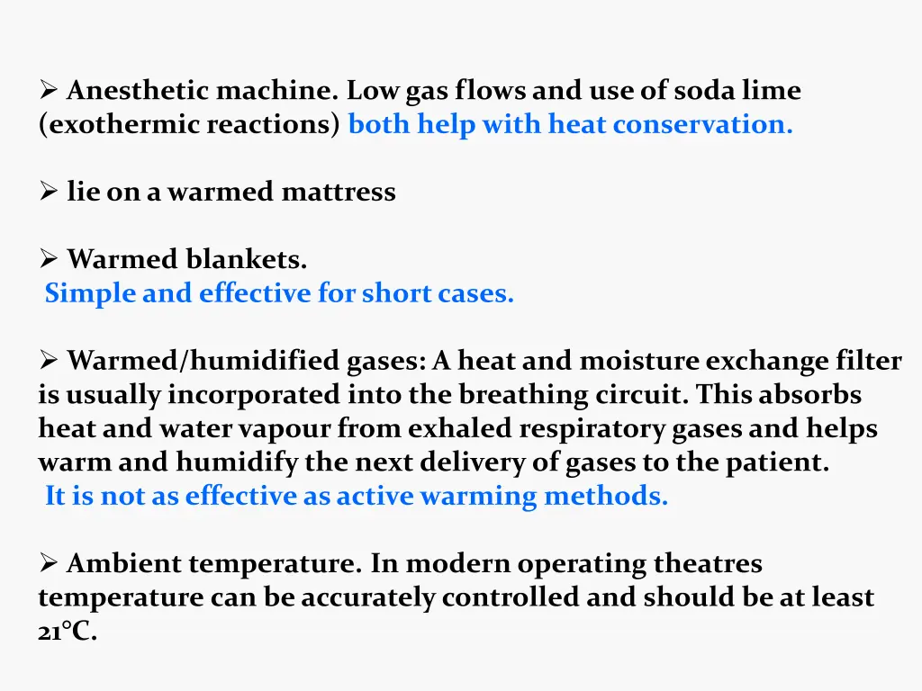 anesthetic machine low gas flows and use of soda