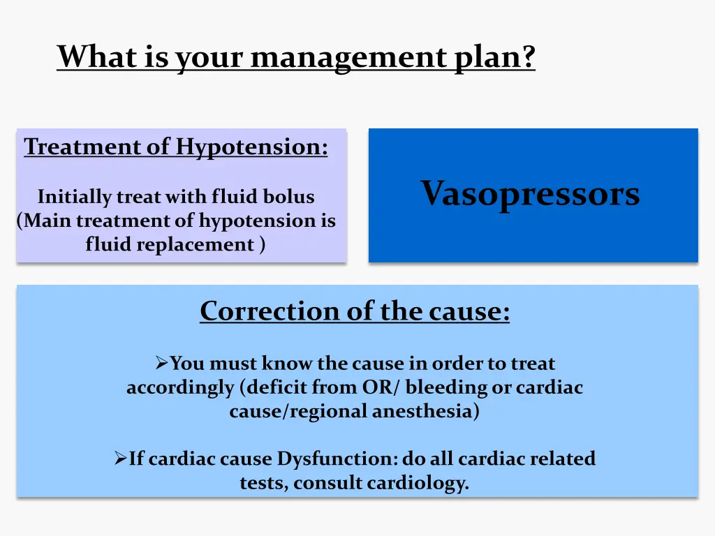 what is your management plan